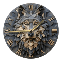 Horloge_murale_originale_Loup