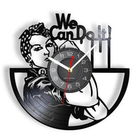 horloge murale we can do it avec rosier the river