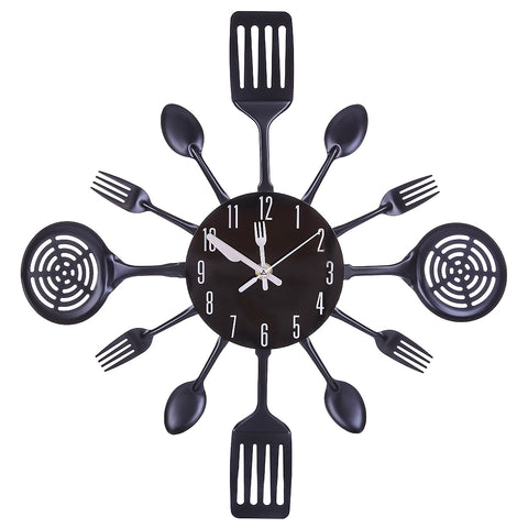 horloge_murale_cuisine_fourchette