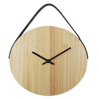 Horloge Bois Corde Ronde | Horloge Mania
