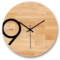 Horloge Bois Ronde Neuf | Horloge Mania