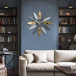 horloge-murale-design-nordique-bleu-salon-50-cm
