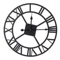 Horloge Industrielle Noire | Horloge Mania