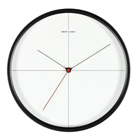 horloge murale scandinave classique noire et blanche