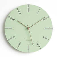 Horloge Scandinave Vert Clair | Horloge Mania
