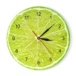 Horloge Cuisine Fruit citron vert | Horloge Mania