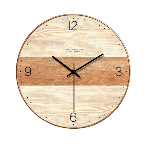 Horloge Design </br> Bois