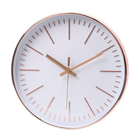 horloge murale design rose gold