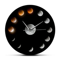 une horloge murale originale avec les 12 phase lunaire