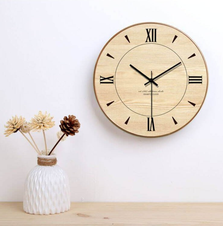 XFUYI 55mm Mouvement Horloge Insert Ronde - Chiffres Arabes Ou Romains Alliage Métal
