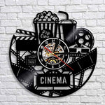 Horloge Murale <br>Vinyle Cinéma