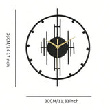 Horloge-murale-design-moderne-salon-noir-3