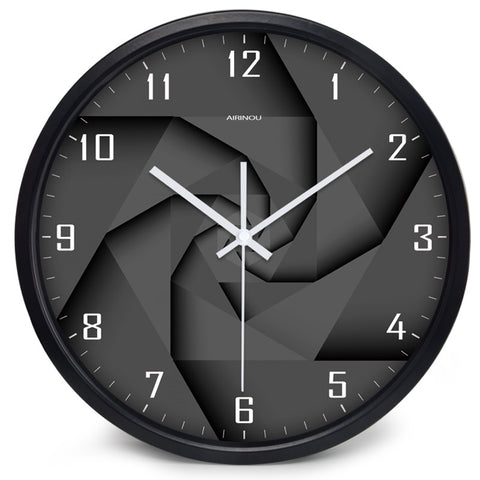 Horloge Moderne Noir  Horloge Mania