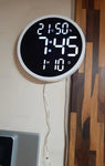 Horloge Scandinave </br>Digitale Design Noire