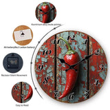 description du produit horloge murale piment