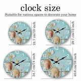 diametre-horloge-murale-originale-salle-de-bain-coquillages