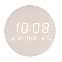 Horloge Bois Digitale