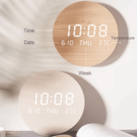 Horloge Bois Digitale