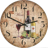 horloge-murale-bouteille-rouge-blanc