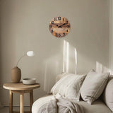 Horloge de Cuisine en Bois Rustique
