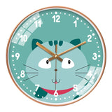 Horloge Enfant </br> Petit Chat Vert