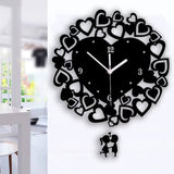 Horloge Murale Coeur Design
