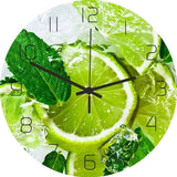 une horloge cuisine cocktail mojito