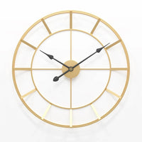 horloge-murale-design-industrielle-decorative-or-dore-2