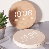 Horloge Bois Digitale