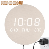 Horloge Bois Digitale