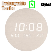 Horloge Bois Digitale