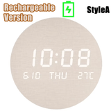 Horloge Bois Digitale