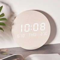 Horloge Bois Digitale