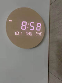 Horloge Bois Digitale