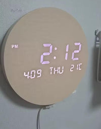 Horloge Bois Digitale