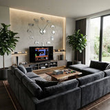Horloge murale gaming au design moderne, idéale pour apporter une touche geek et originale à la décoration de votre salon.