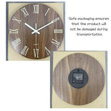 Manuel illustré du fonctionnement phosphorescent pour horloge murale moderne chiffre romain.