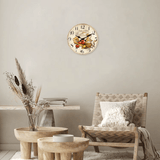 horloge murale provençale Aix-en-Provence pour cuisine dans le salon du sud décorative