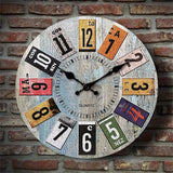 Horloge Rétro Colorée