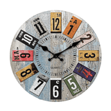 Horloge Rétro Colorée