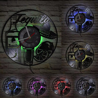 Horloge Vinyle Bouteille de Tequila