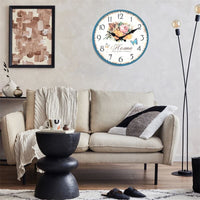 Horloge Vintage Home Fleurie