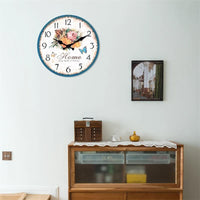 Horloge Vintage Home Fleurie