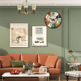 Horloge Vintage <br>Rétro Méditerranéenne