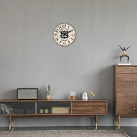 horloge murale style vintage avec logo de la route 66 au usa dans le bureau