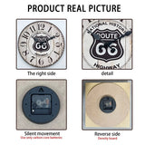 description de l'horloge route 66