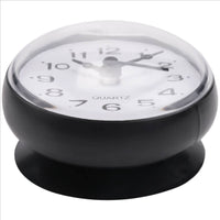 une horloge ventouse pour salle de bain et cuisine noir 