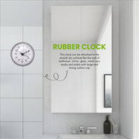 une horloge ventouse pour salle de bain et cuisine