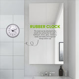 une horloge ventouse pour salle de bain et cuisine
