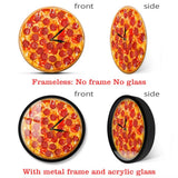 information-horloge-murale-pepperoni-pizza-italienne-originale-30cm-avec-cadran-noir